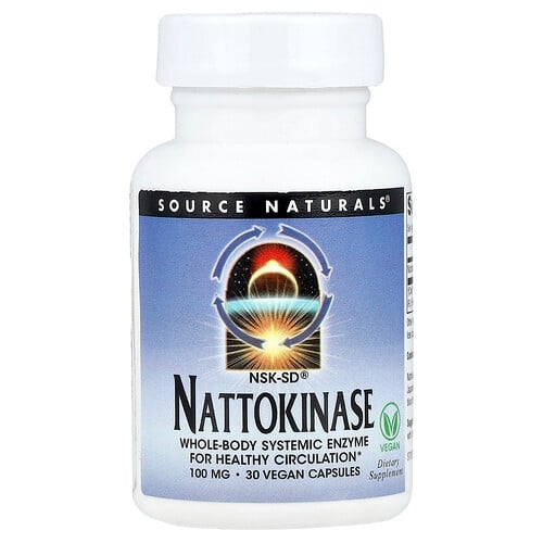 소스 네츄럴 Source Naturals, NSK-SD® 나토키나아제, 100mg, 베지 캡슐 30정 상세 이미지