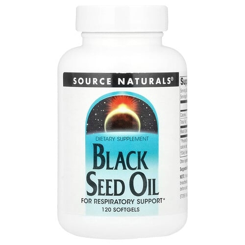 소스 네츄럴 Source Naturals, 블랙씨드오일, 소프트젤 120정(소프트젤 1정당 500mg) 상세 이미지