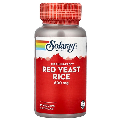 소라레이 Solaray, 홍국, 600mg, 베지 캡슐 45정 상세 이미지