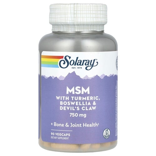 소라레이 Solaray, MSM, 750mg, VegCap 90정 상세 이미지