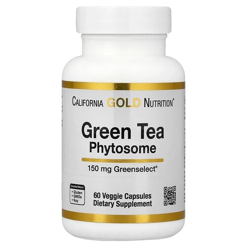 캘리포니아 골드 뉴트리션 California Gold Nutrition, Green Tea Phytosome, 150mg, 베지 캡슐 60정 상세 이미지