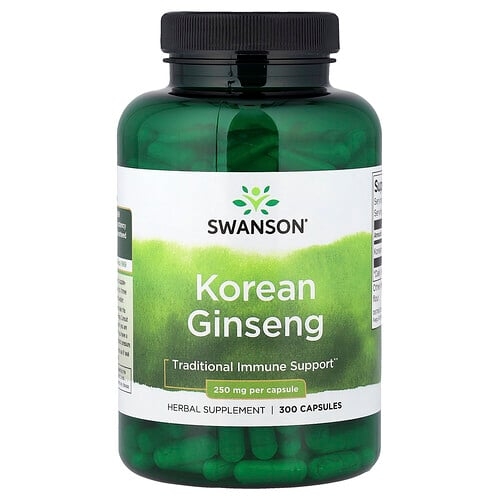 스완슨 비타민 Swanson Vitamins, 한국 인삼, 캡슐 300정(캡슐 1정당 250mg) 상세 이미지