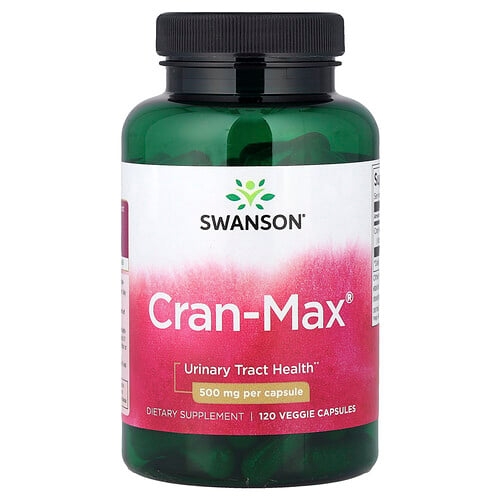 스완슨 비타민 Swanson Vitamins, Cran-Max®, 500mg, 베지 캡슐 120정 상세 이미지