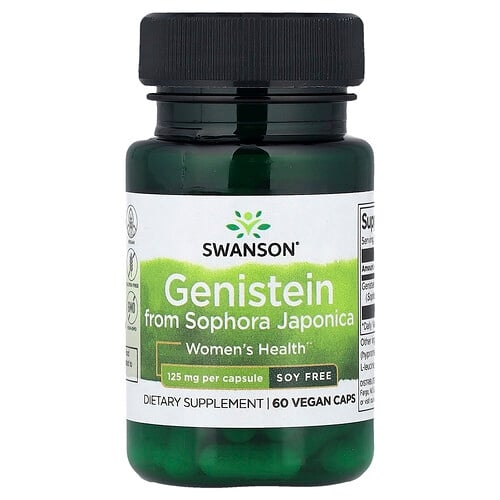 스완슨 비타민 Swanson Vitamins, 회화나무에서 추출한 제니스테인, 125mg, 베지 캡슐 60정 상세 이미지