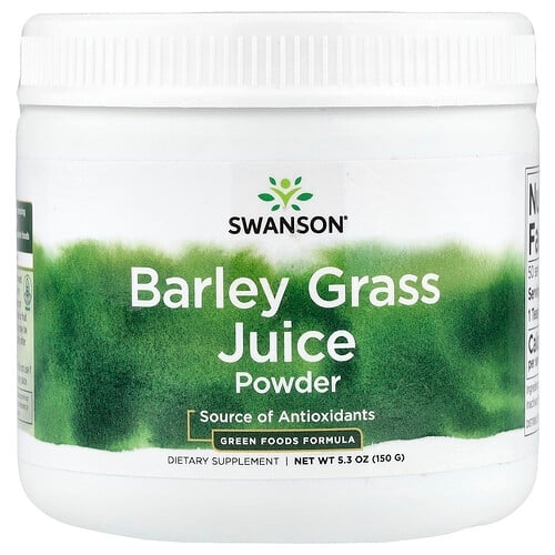 스완슨 비타민 Swanson Vitamins, 보리싹즙 분말, 150g(5.3oz) 상세 이미지