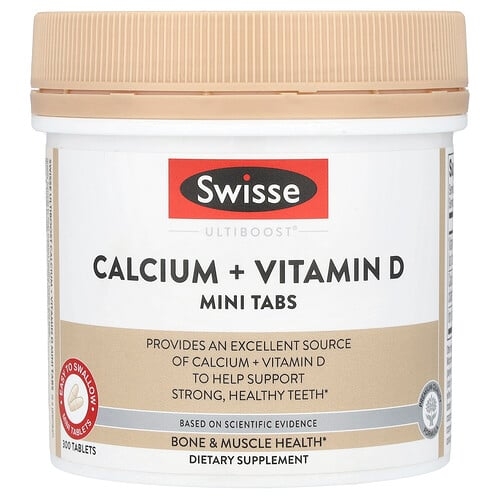 스위즈 Swisse, Ultiboost® 칼슘 + 비타민D 미니 정제, 300정 상세 이미지