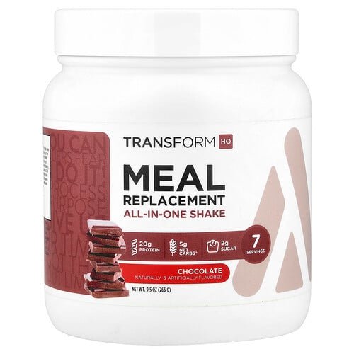 트랜스폼HQ TransformHQ, 에브리데이, 식사 대용 셰이크, 초콜릿 맛, 297.5g(10.5oz) 상세 이미지