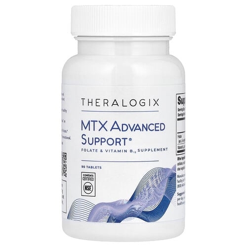 테라로직 Theralogix, MRX Advanced Support®, 엽산 및 비타민B12 보충제, 90정 상세 이미지