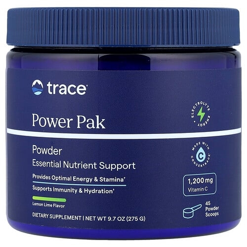 트레이스 미네랄 리서치 Trace, 파워 팩, 레몬 라임, 275g(9.7oz) 상세 이미지
