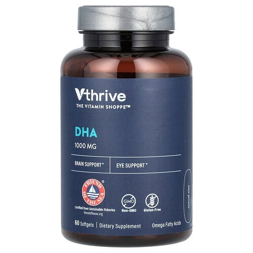 브이쓰라이브 Vthrive, DHA, 1,000mg, 소프트젤 60정 상세 이미지