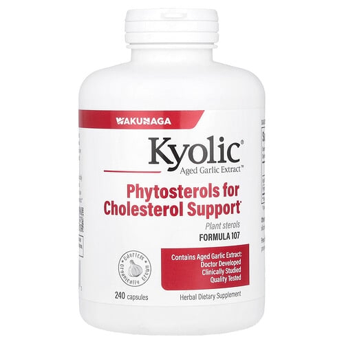 쿄릭 Kyolic, Aged Garlic Extract™, 포뮬라 107, 캡슐 240정 상세 이미지