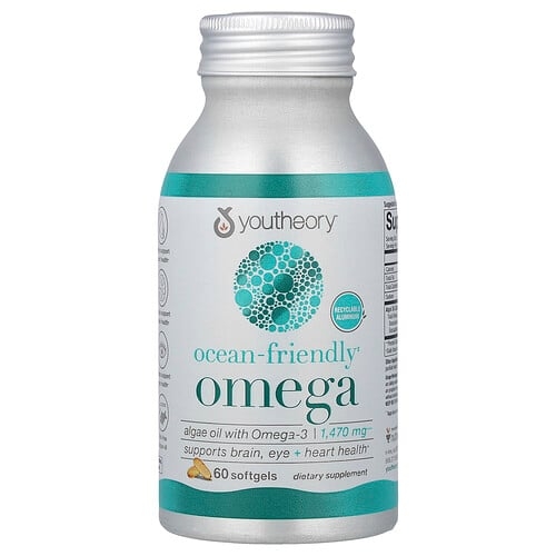 유티오리 Youtheory, Ocean- Friendly 오메가, 소프트젤 60정(소프트젤 1정당 735mg) 상세 이미지