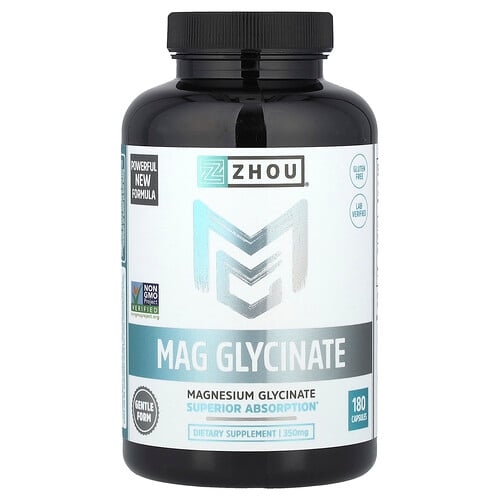 Zhou Nutrition, Mag 글리시네이트, 캡슐 180정 상세 이미지