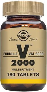 Solgar Formula VM-2000 (Multinutrient System), 180 Tablets - Premium Quality Multiple - Contains Zinc - Supports A Healthy Immune System - Vegan, Dairy Free, Kosher - 90 Servings 상품 이미지