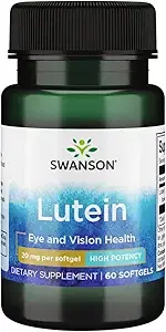 Swanson Lutein 20 Milligrams 60 Sgels 상품 이미지