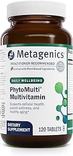 Metagenics PhytoMulti Multivitamin Without Iron - Daily Multivitamin for Overall Health & Aging - 20+ Essential Vitamins & Minerals - with Vitamin B6, Lutein, Zeaxanthin & More - 120 Tablets 이미지