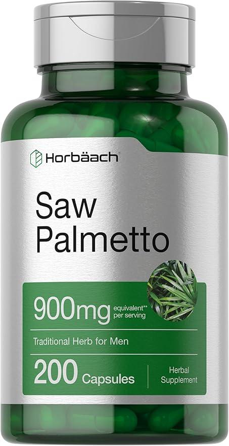 호르바흐 쏘팔메토 추출물 | 900mg | 200캡슐 | 비GMO 및 글루텐 프리 | 전통 허브 보충제 | 쏘팔메토 열매에서 추출 상품 이미지