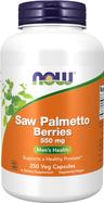 나우푸드 보충제, 톱팔메토 열매(세레노아 레펜스) 550mg, 남성 건강*, 250개 채식 캡슐