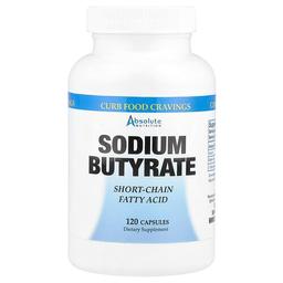 엡솔루트 뉴트리션 Absolute Nutrition, 소듐 부티레이트, 캡슐 120정
