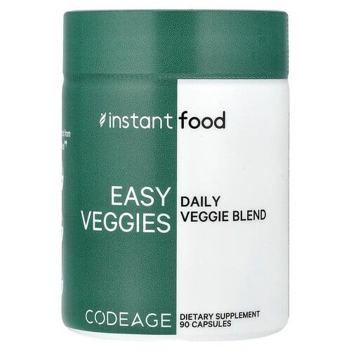 Codeage, 인스턴트 푸드, 쉬운 채소, 데일리 베지 블렌드, 캡슐 90정 상품 이미지