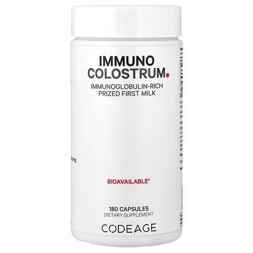 Codeage, 이뮤노 초유, 캡슐 180정(캡슐 1정당 500mg)