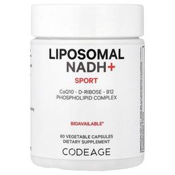 Codeage, Sport, 리포소말 NADH+, 베지 캡슐 60정