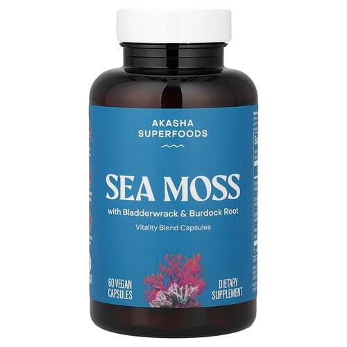 Akasha Superfoods, 바다 이끼, 베지 캡슐 60정
