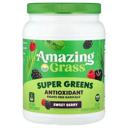 어메이징 그라스 Amazing Grass, 슈퍼 그린, 항산화제, 스위트 베리, 700g(1.54lb)