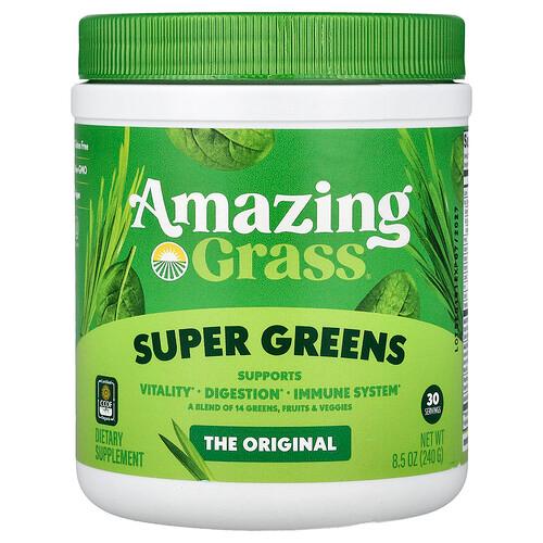 어메이징 그라스 Amazing Grass, 슈퍼 그린, 240g(8.5oz) 상품 이미지