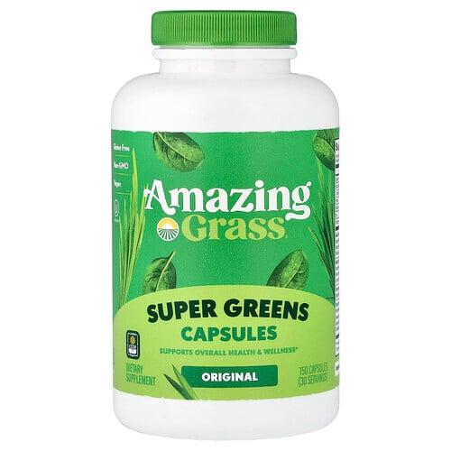 어메이징 그라스 Amazing Grass, 슈퍼 그린스, 캡슐 150정