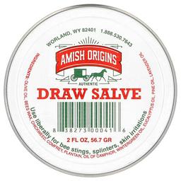 아미쉬 오리즌 Amish Origins, 드로 연고, 56.7g(2fl oz)