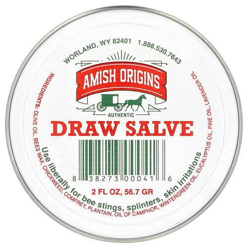 아미쉬 오리즌 Amish Origins, 드로 연고, 56.7g(2fl oz)