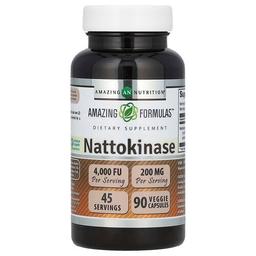 Amazing Nutrition, 나토키나아제, 베지 캡슐 90정(캡슐 1정당 100mg)