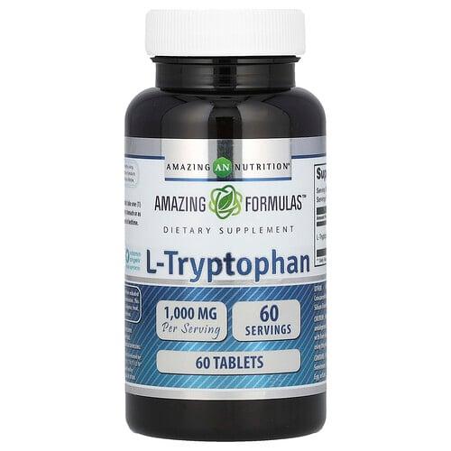 Amazing Nutrition, l-트립토판, 1,000mg, 60정