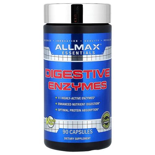 올맥스 ALLMAX, 에센셜, 소화 효소, 캡슐 90정