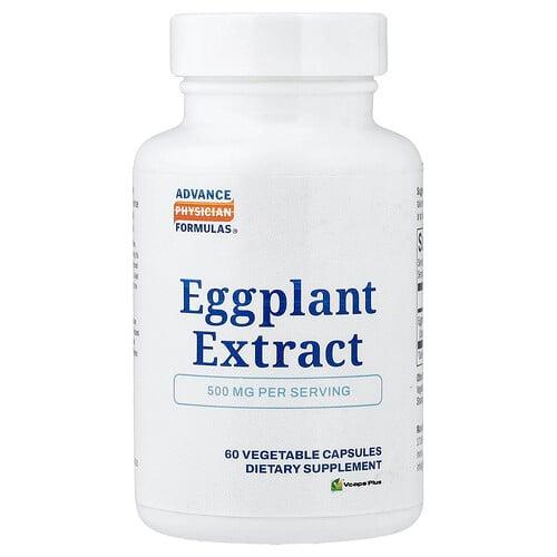 어드밴스 피지션 포뮬라 Advance Physician Formulas, 가지 추출물, 500mg, 베지 캡슐 60정