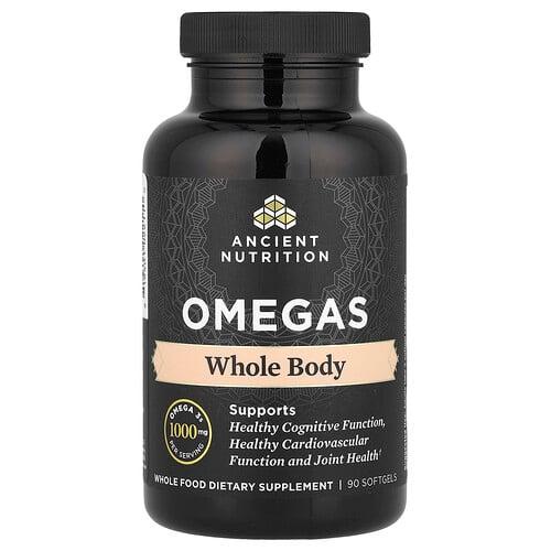 닥터 엑스/엔시언트 뉴트리션 Ancient Nutrition, 오메가, 홀 바디, 소프트젤 90정