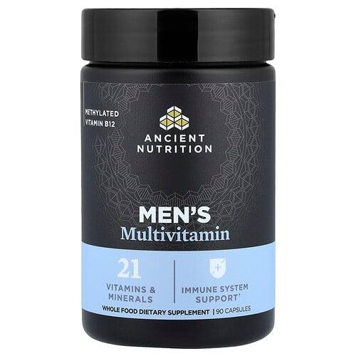 닥터 엑스/엔시언트 뉴트리션 Ancient Nutrition, 남성용 종합비타민, 캡슐 90정