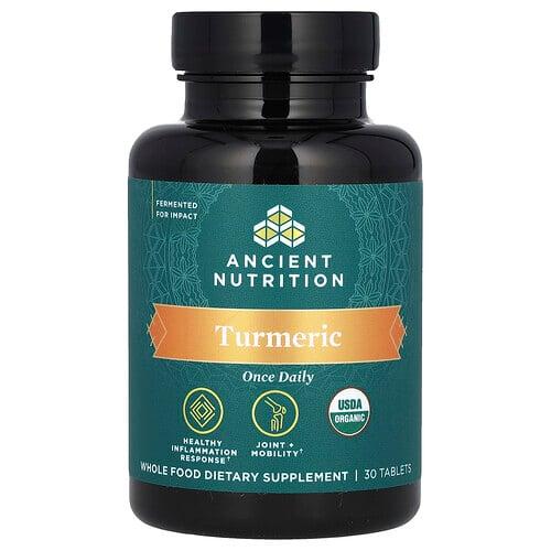 닥터 엑스/엔시언트 뉴트리션 Ancient Nutrition, 강황, 하루 1회, 30정