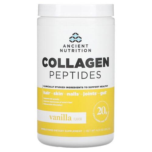 닥터 엑스/엔시언트 뉴트리션 Ancient Nutrition, 콜라겐 펩타이드, 바닐라 맛, 214.2g(8.51oz) 상품 이미지
