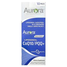 Aurora Nutrascience, 리포소말 CoQ10/PQQ+, 10팩, 각 20ml(0.68fl oz)