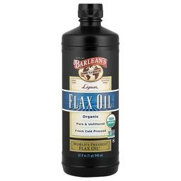 발린스 Barlean's, 유기농 리그난 아마씨오일, 946ml(32fl oz)