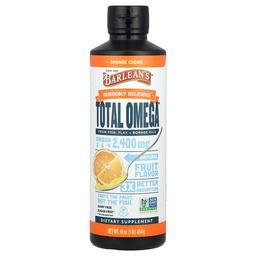 발린스 Barlean's, Total Omega®, 오메가3-6-9, 오렌지 크림, 2,400mg, 454g(16oz)