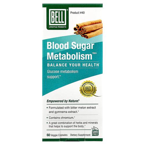 벨 라이프스타일 Bell Lifestyle, Blood Sugar Metabolism™, 베지 캡슐 60정