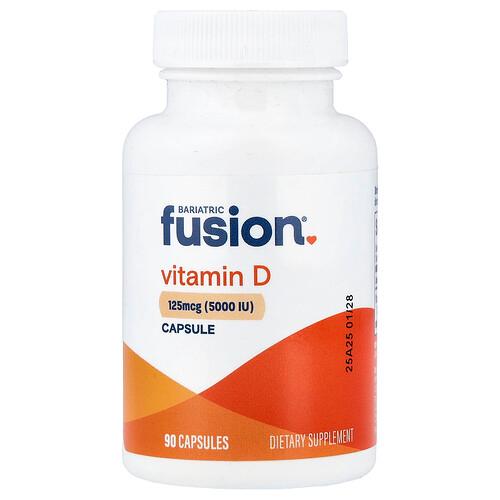 배리아트릭 퓨전 Bariatric Fusion, 비타민D, 125mcg(5,000IU), 캡슐 90정