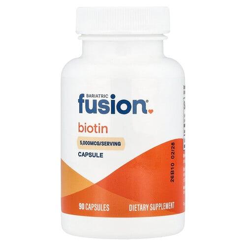 배리아트릭 퓨전 Bariatric Fusion, 비오틴, 5,000mcg, 캡슐 90정 상품 이미지