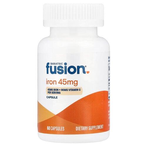 배리아트릭 퓨전 Bariatric Fusion, 철분 + 비타민C, 캡슐 60정