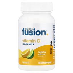 배리아트릭 퓨전 Bariatric Fusion, 비타민D 퀵 멜트, 레몬 시트러스, 90정(1정당 125mcg)