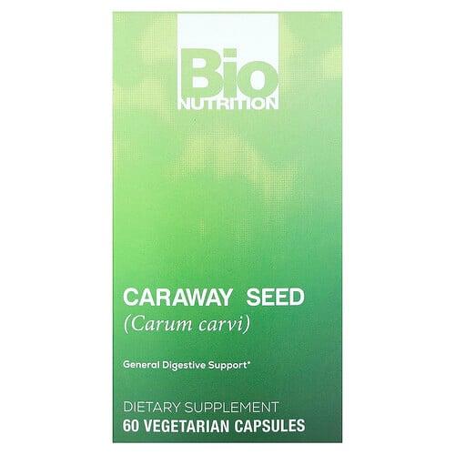 바이오 뉴트리션 Bio Nutrition, 캐러웨이 시드, 베지 캡슐 60정(캡슐 1정당 500mg)