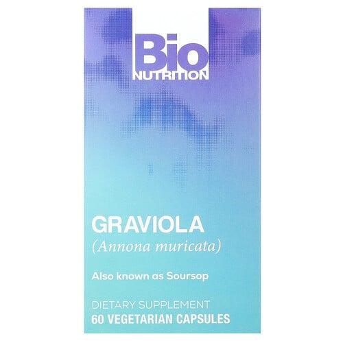 바이오 뉴트리션 Bio Nutrition, 그라비올라, 베지 캡슐 60정(캡슐 1정당 750mg) 상품 이미지